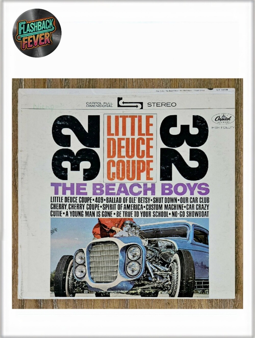 THE BEACH BOYS•Little Deuce Coupe•Oct 21, 1963 US Stereo(#ST 1998)Scranton Press